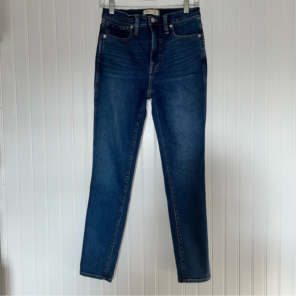 Madewell 10” high rise skinny jeans size 27